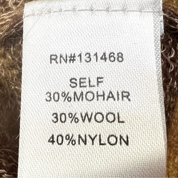 Fate Ombré Mohair Wool Whisper Weight Hoodie Sweater Women’s Small - Picture 10 of 11